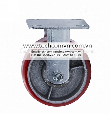 Bánh xe PU cốt sắt tải nặng 125