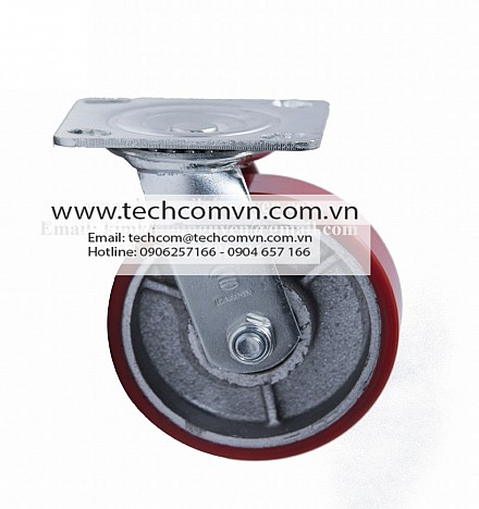 Bánh xe PU cốt sắt tải nặng 150