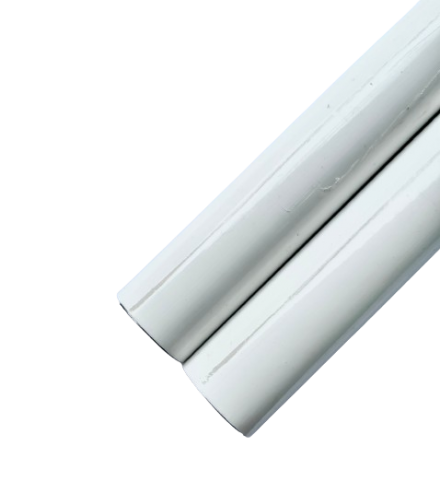 Ống thép bọc nhựa - Màu trắng