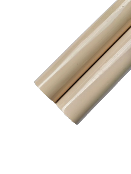 Ống thép bọc nhựa - Màu vàng kem (Ivory)